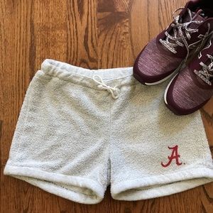 Comfy shorts.  University of Alabama!